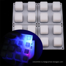 Белая светодиодная резиновая кнопочная панель для клавиатуры контроллера
